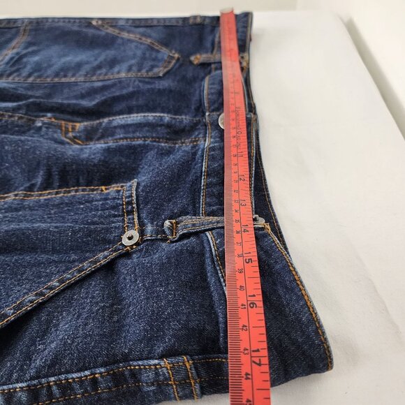 Y2K Nautica Womens Jean Skirt Maxi Stretch Denim Size 10 Dark Wash VTG 00s - Picture 9 of 10